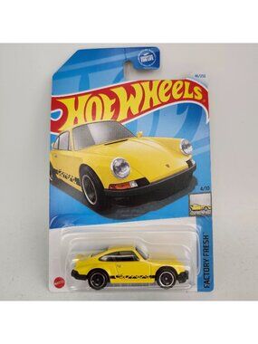 Hot Wheels Porsche 911 Carrera RS 2.7 Yellow 2024 Factory Fresh 4/10 46/250